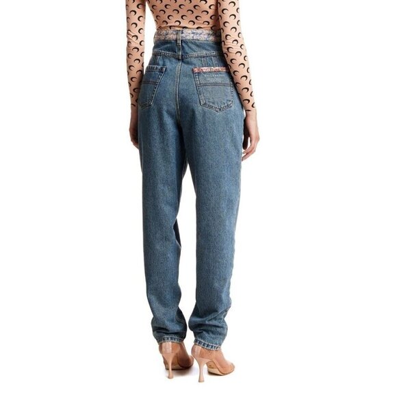 Philosophy Di Lorenzo Serafini Wildflower High-Waisted Jeans US 0 IT 36 - Picture 2 of 11
